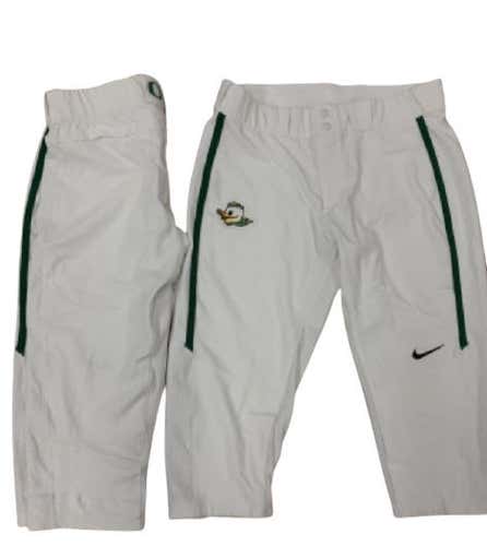 NWT Nike Oregon Ducks Women's Softball Pants White Sz M Free Shipping