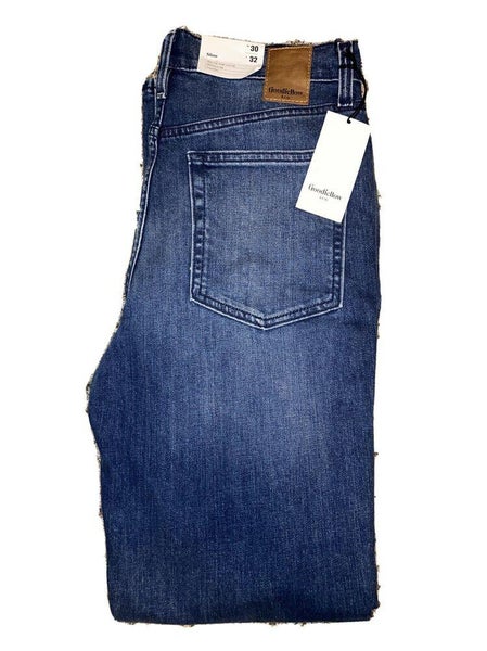 Men's Slim Straight Fit Jeans - Goodfellow & Co™ Dark Wash 34x32