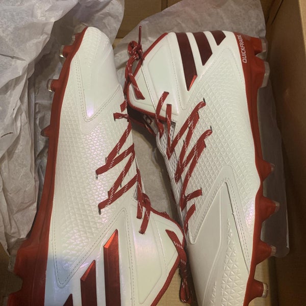 Red Men's Molded Cleats Adidas Cleats
