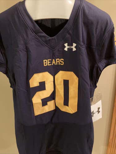 NWT Under Armour Cal Bears  #20 Authentic Football Jersey Size Large Free Ship