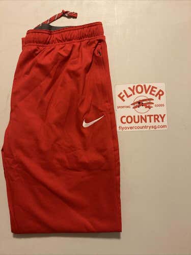 NWT Nike DRI FIT Lined Wind Resistant Training Pants Women's M Red Free Shipping