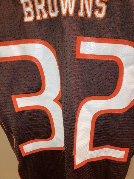 Cleveland Browns Jim Brown Premier Throwback Reebok Brown Jersey