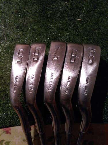 Cobra Baffler Blade AMS 5355 Irons set (5-9 Irons) Medium flex Graphite shafts