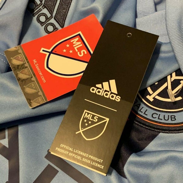 Adidas Women's MLS Jersey New York City Football Club Light Blue sz  SMALL
