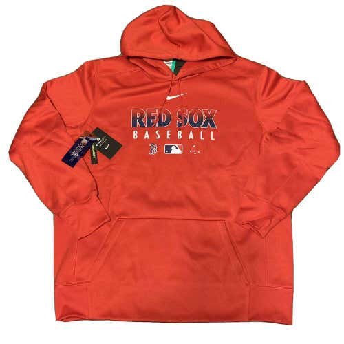 Boston Red Sox Nike MLB Authentic Collection Red Pullover Sweatshirt Size XL