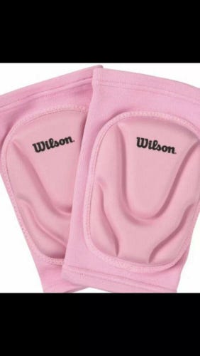 New Wilson Adult Volleyball Knee Pads Pink Free Shipping