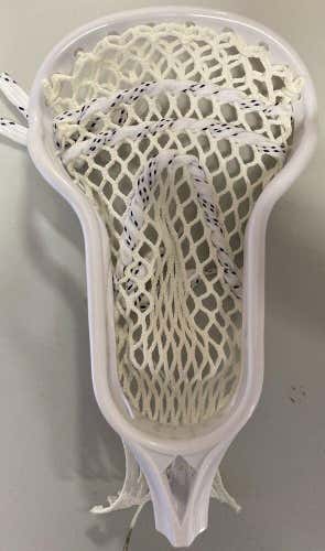 New Tribe 7 Pre-Strung HS Lacrosse Head White Free Shipping