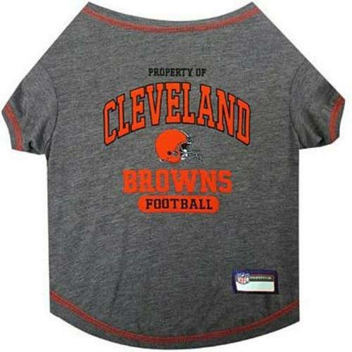 NWT Pets First Cleveland Browns Pet T-Shirt X-Small Free Shipping