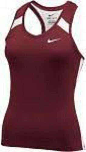 NWT Nike Breathe Women's Race Day Singlet Crimson/White Size Medium