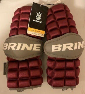 NWT Brine Clutch Adult Lacrosse Arm Guards Sz. L Free Shipping