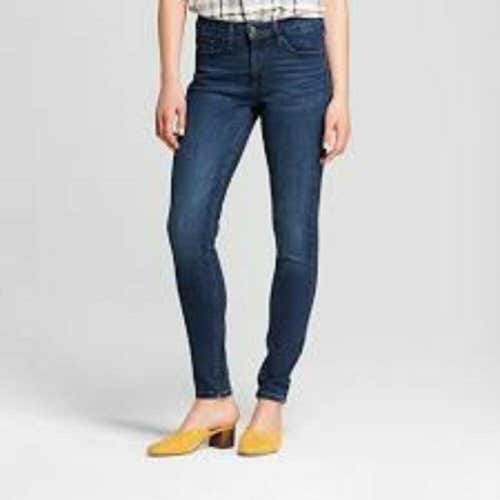 NWT Women's High-Rise Skinny Jeans - Universal Thread™ Rinse Sz. 00 24 Waist