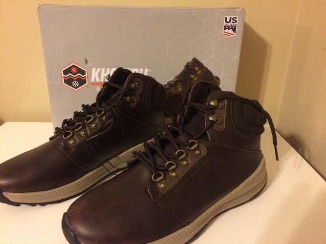 VGC Khombu Nick Men's Waterproof All Season Leather Boots Sz. 12 Free Shipping