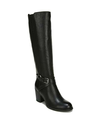 NIB Soul by Naturalizer High Shaft Heeled Boots in Black