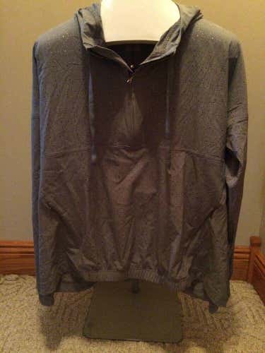 NWT Calia by Carrie Underwood Perforated Pullover in Heather Grey Free Shipping