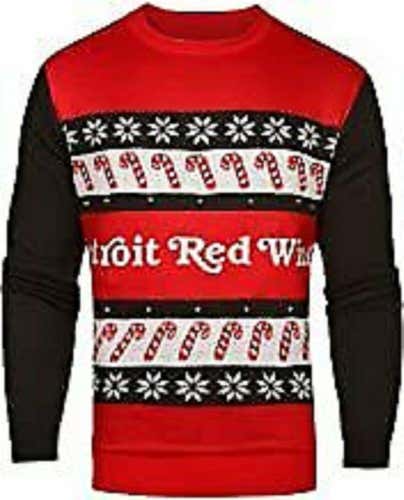 NWT Detroit Red Wings Officially Licensed LED Ugly Sweater Size S Free Shipping