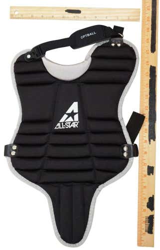 ALL-STAR LGTBALL YOUTH 5-7 YR - 9.5" KIDS TEE BALL BASEBALL CHEST GUARD PAD USED