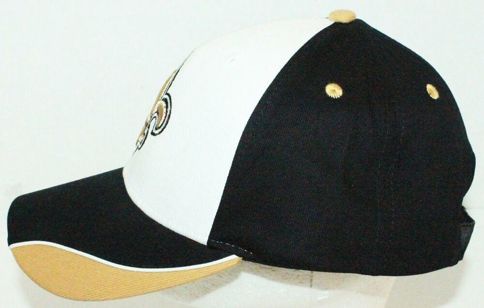 Vintage 90s NFL Reebok New Orleans Saints Black Gold & White 