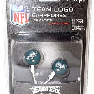 IHIP PHILADELPHIA EAGLES LOGO NFL FOOTBALL EARPHONES EAR BUDS HEADPHONE NEW 2011