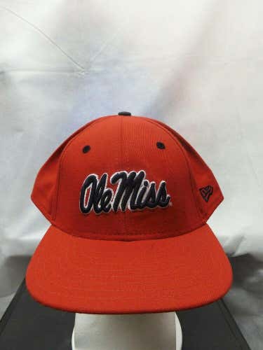 Rare Vintage Ole Miss Rebels New Era Tyro.001 Fitted Hat 8 NCAA