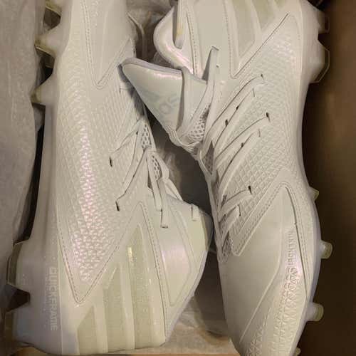 White Men's Molded Cleats Adidas