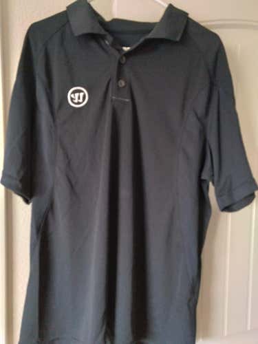 WARRIOR Black New Men's Adult XL Polo style Shirt