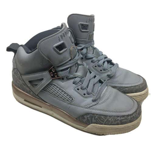 Nike Air Jordan Spizike "Wolf Grey" Basketball Sneaker Grey/Gold GS Sz 7Y