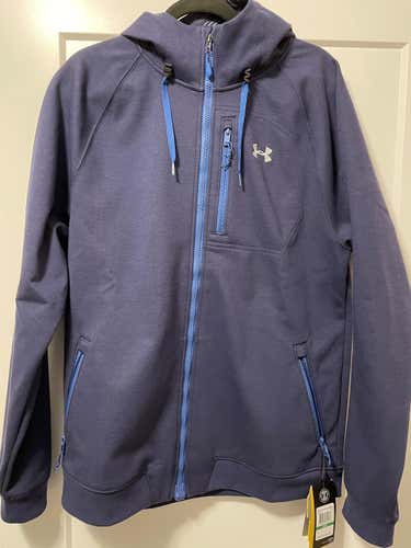 Blue Men's Adult New Large Under Armour Jacket