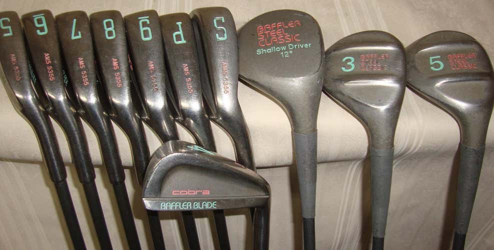 Womens Cobra Baffler Blade 4-PW SW Plus 3, 5 &12° Wood AMS 5355 Right Handed