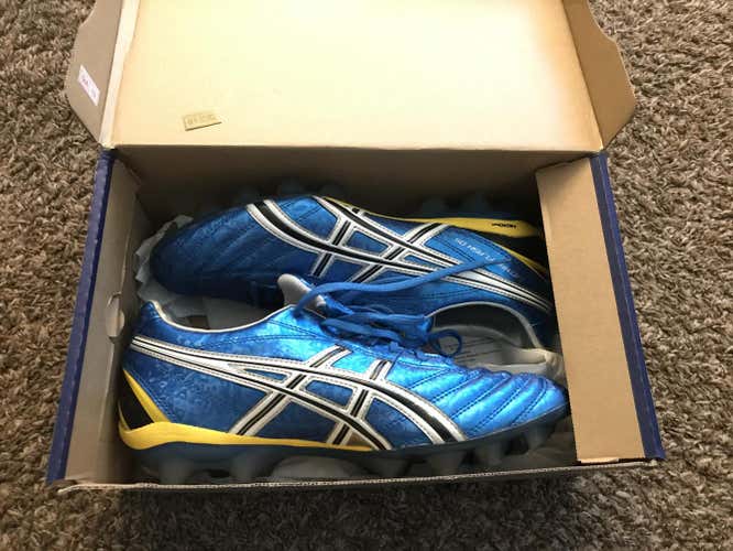 Blue Used Men's Size 10 (Women's 11) Asics letha flash DS IT Cleats