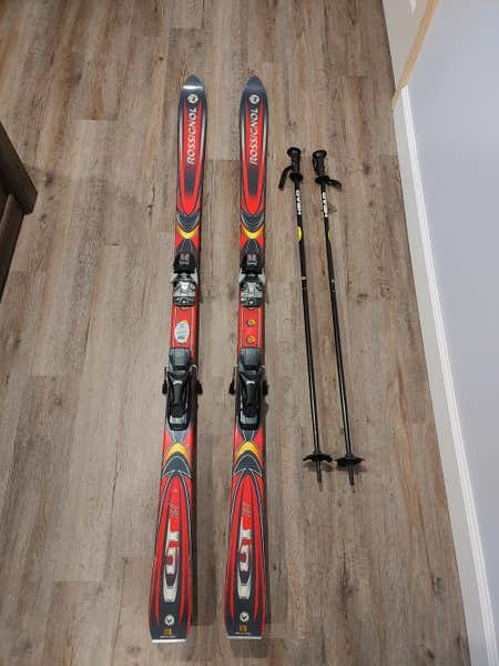 Rossignol Cross Cut 10.4 170cm Downhill Skis w/ Marker