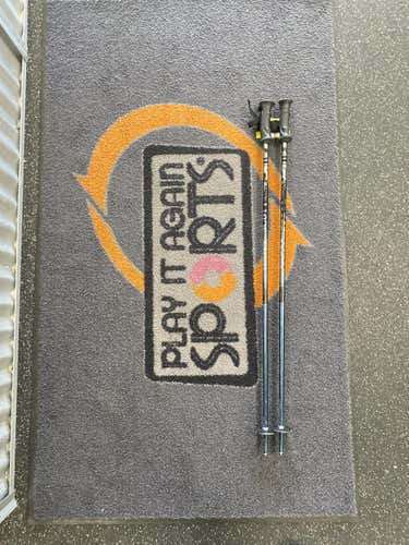 Used Scott Black 95 Cm 38 In Downhill Ski Junior Poles