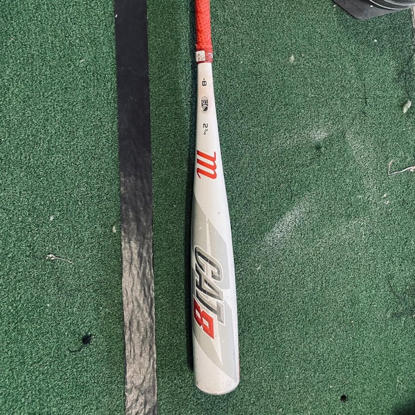 Kid Pitch (9YO-13YO) 2018 Alloy CAT 8 (-8) 22 oz 30" Bat