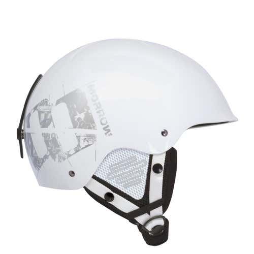 White Used Unisex Small Morrow Snowboard Helmet