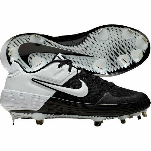 NIKE ALPHA HUARACHE ELITE ELT II METAL BASEBALL CLEATS SHOES MENS SIZE 9.5 TROUT BLACK BRAND NW $100