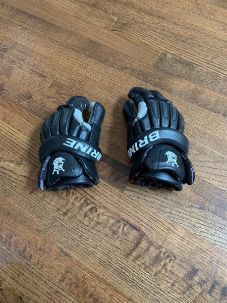 Black Used Brine Goalie Gloves