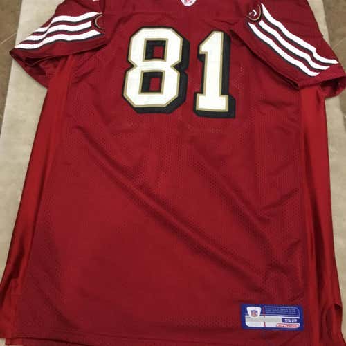 San Francisco 49ersTerrell Owens Adult Size 52 Reebok Jersey/Printed Signature