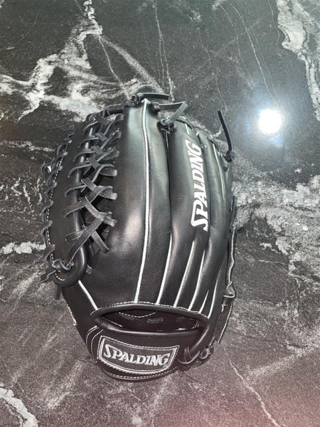 Black High School/College Left Hand Throw 12.75" Baseball Glove