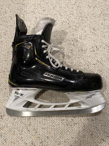 Used Senior Bauer Supreme 2S Pro Hockey Skates D Width Pro Stock Size 10.5 Right 10.75 Left
