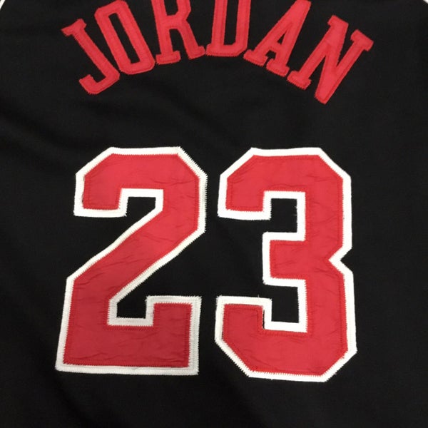 NIKE NBA AUTHNETIC MICHAEL JORDAN CHICAGO BULLS 23 SWINGMAN  JERSEY,BLACK,X-LARGE