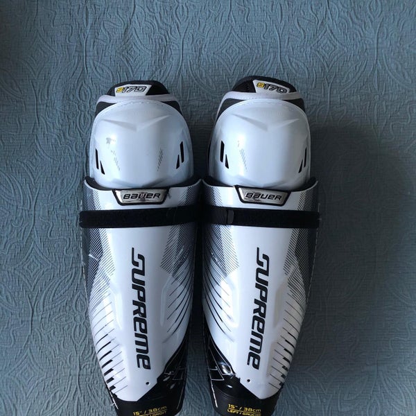 Used Senior Bauer Supreme S170 Shin Pads