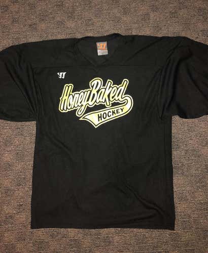 Black Adult Small Warrior  Jersey