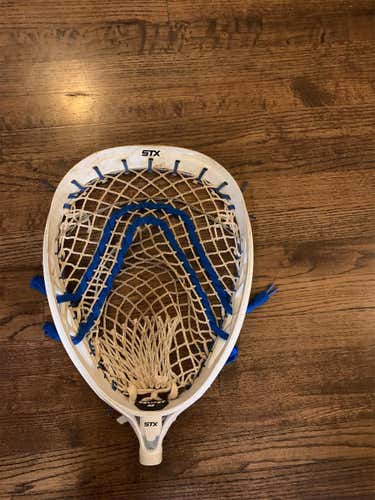 White Used Goalie Strung Eclipse 2 Head