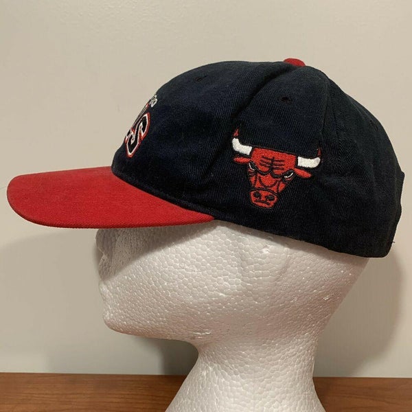 Vintage 80/90s Chicago Bulls Universal Industries Logo SnapBack Youth Hat  NBA