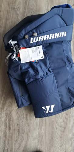 Navy Blue New Junior Medium Warrior Covert QRE 30 Hockey Pants