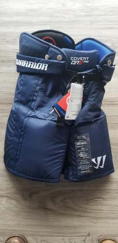 Navy Blue New Junior small Warrior Covert QRE Pro Hockey Pants