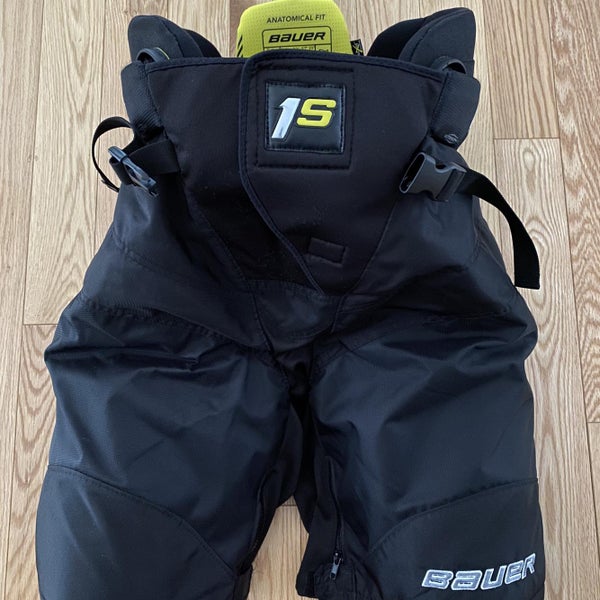 Black Senior Medium Bauer Supreme 1S Hockey Pants