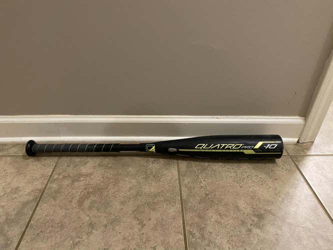 Used Kid Pitch (9YO-13YO) USSSA Certified 2018 Rawlings Composite Quatro Pro Bat (-10) 18 oz 28"