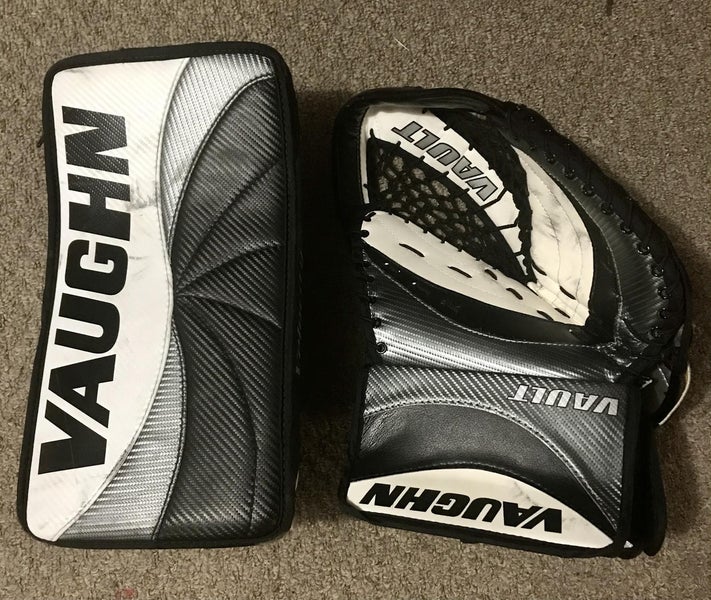 Vaughn Velocity Vault Goalie Glove Set Catcher Blocker