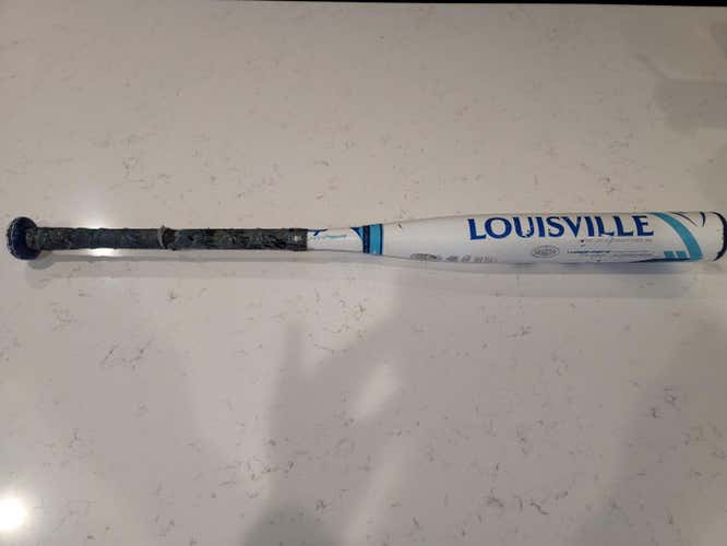 White Used High School/College 2017 Louisville Slugger Composite LXT Bat (-10) 21 oz 31"