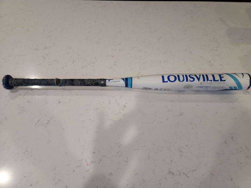 White Used High School/College 2017 Louisville Slugger Composite LXT Bat (-10) 21 oz 31"